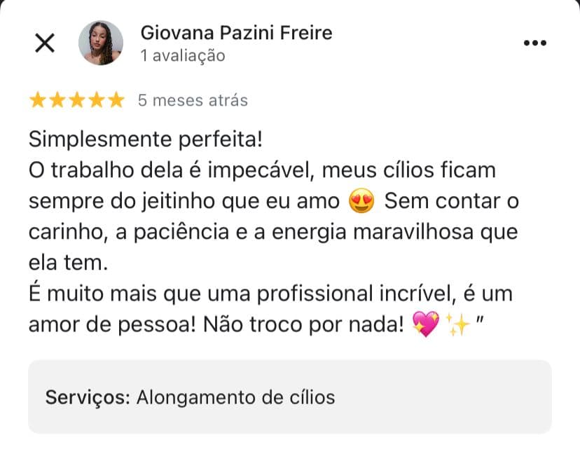 Avaliação Google 1